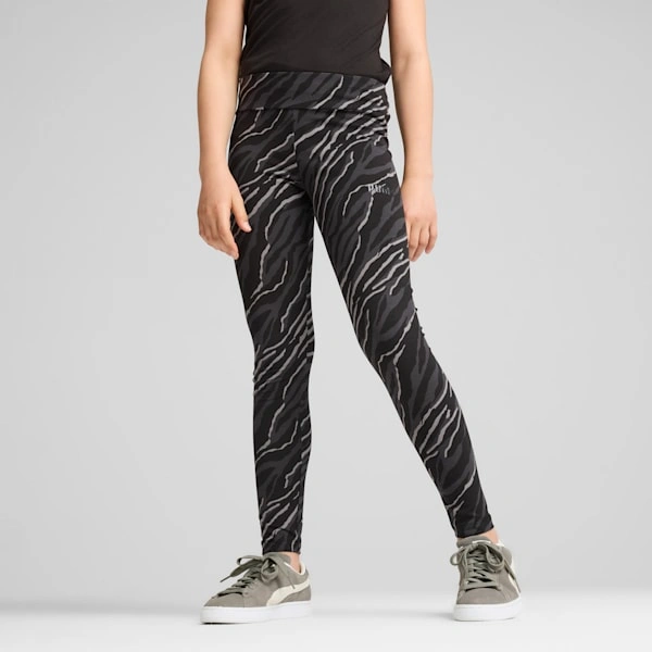 ¡PUMA ESS+ Animal! Leggings geniales para niños grandes. ¡Estilo salvaje, comodidad total!